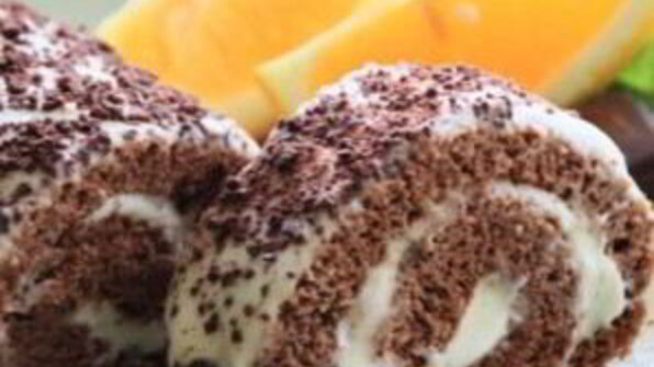 шоколадно-апельсиновый рулет