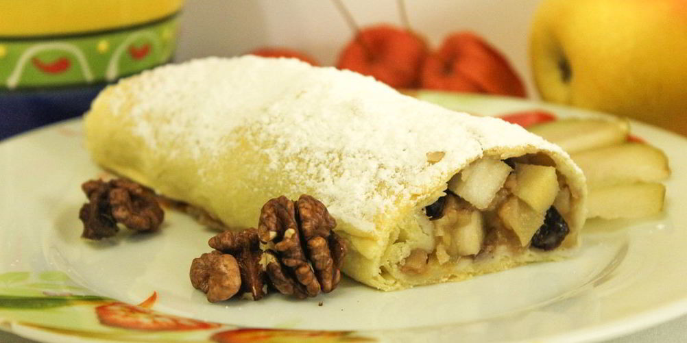 Рецепт штрудель с яблоками