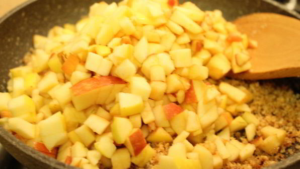 штрудель с яблоками