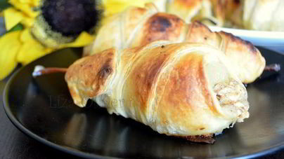 Слойки Груши с франжипаном