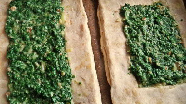 слойки с картошкой и лососем