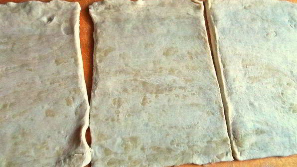 слойки с картошкой и лососем