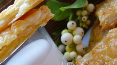 Слойки с картошкой и сыром