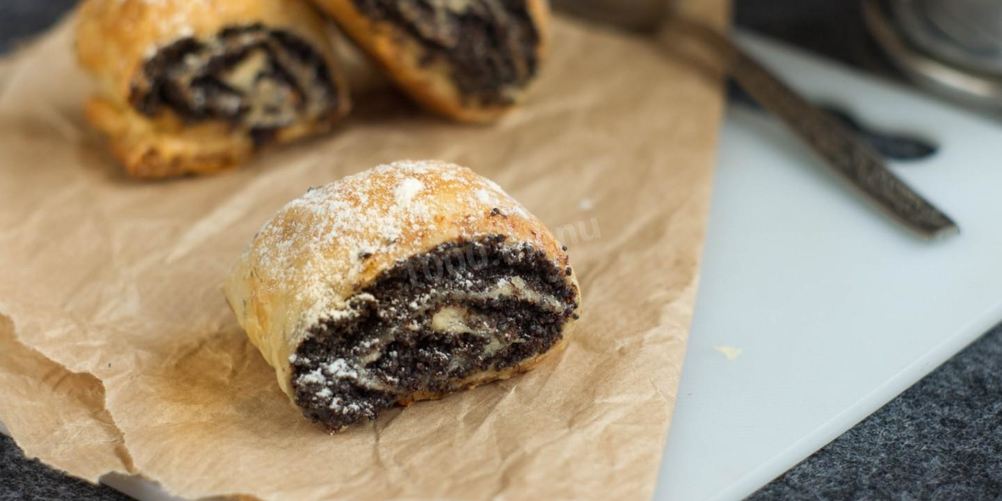 Рецепт слойки с маком