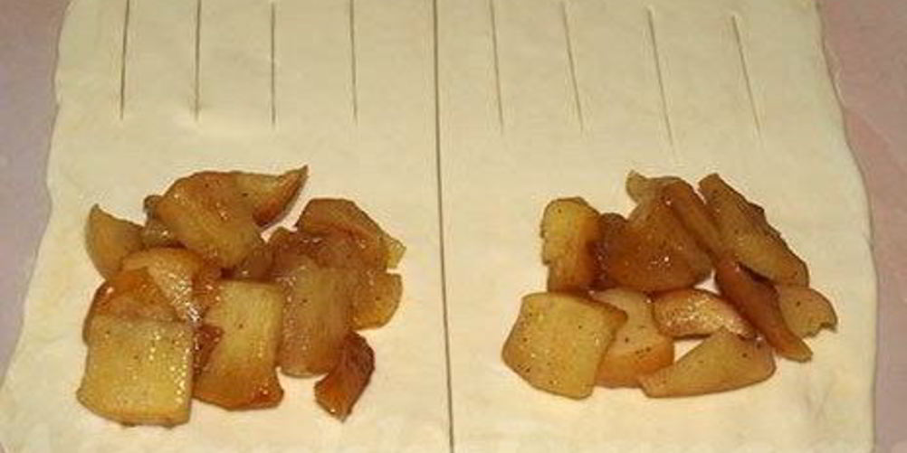 Рецепт слойки с яблоками и корицей