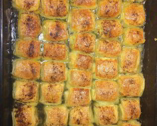 Слойки с яблоками и спрайтом