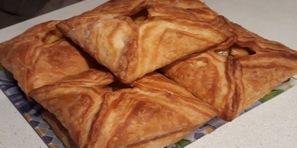 Рецепт слойки с яблоками