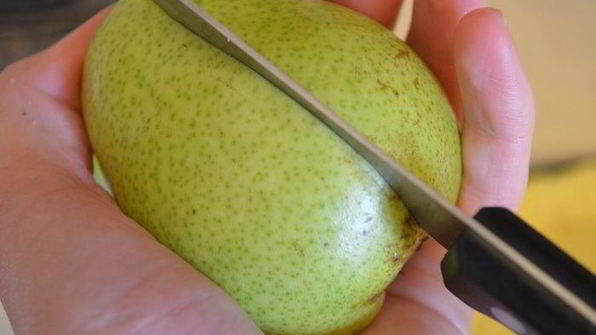 чудесный творожник с фаршированными грушами