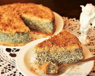 Маковый творожник