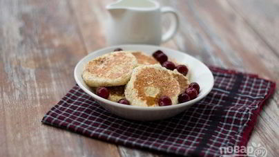 Полезные сырники с отрубями