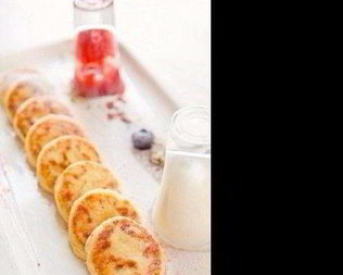 ПП сырники с йогурто-лимонным соусом