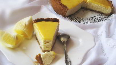 Сырник с лимонным курдом