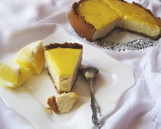 Сырник с лимонным курдом