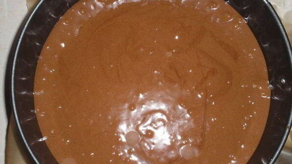 сырник с шоколадными каплями и брауни