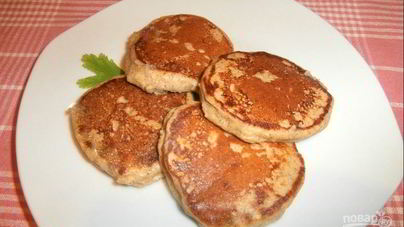 Сырники из творога с бананом