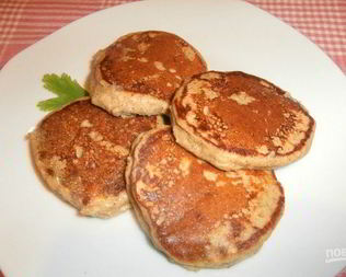 Сырники из творога с бананом