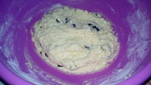 сырники с бананом и клюквой