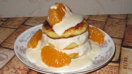 Сырники с изюмом и курагой