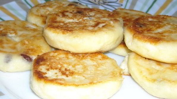 сырники с изюмом