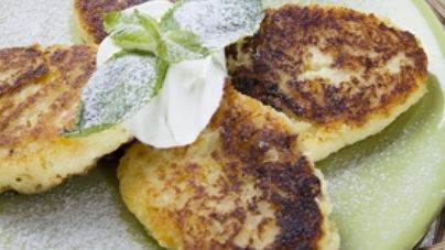 Сырники с курагой