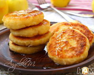 Сырники с яблоками