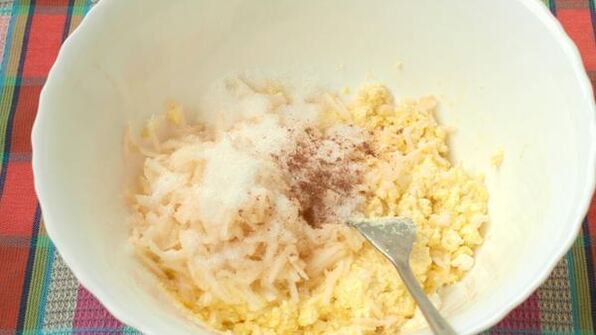 сырники с яблоками