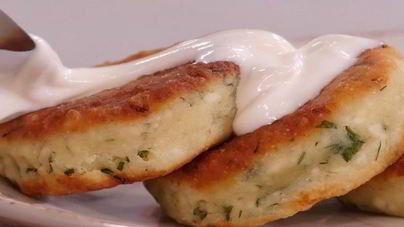 Сырники с зеленью