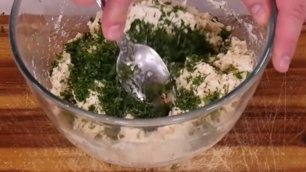 сырники с зеленью