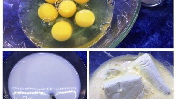 творожник с ягодной прослойкой и соленой карамелью