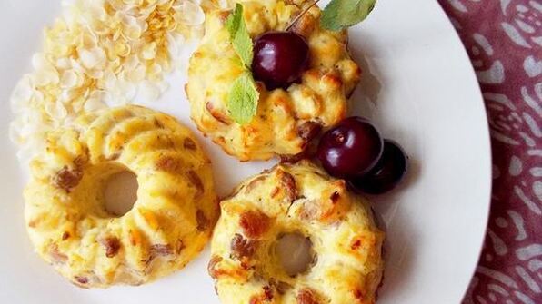 запеченные сырники без муки и сахара