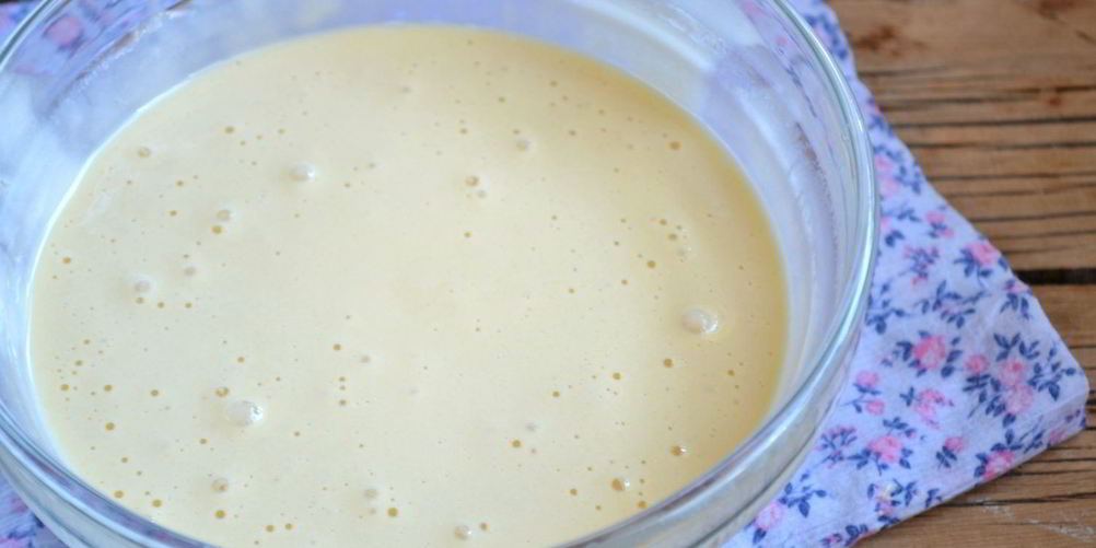 Рецепт бисквитное тесто с молоком