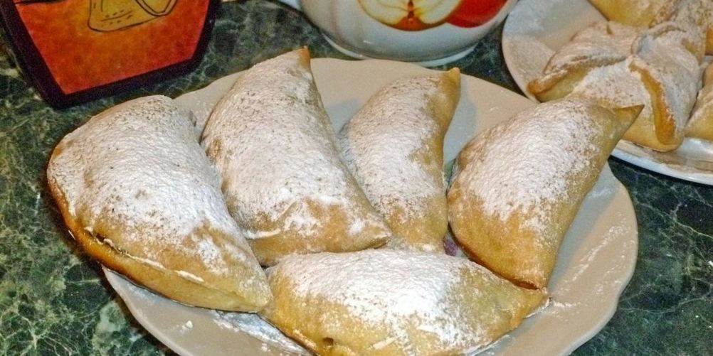 Рецепт слоеное дрожжевое тесто с яблоками