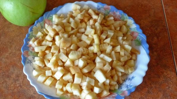 слоеное дрожжевое тесто с яблоками