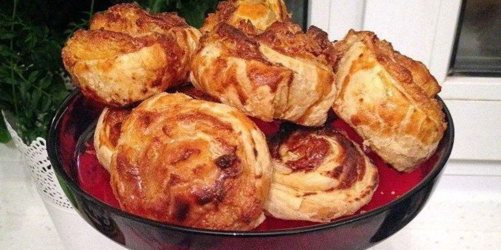 Рецепт слоеное тесто с творогом