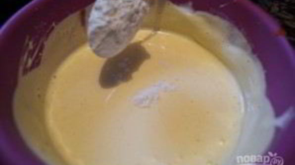 тесто для бисквита