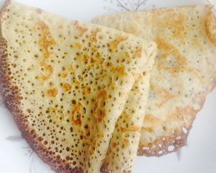 Тесто для блинов на кефире