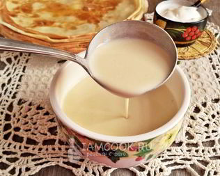 Тесто для блинов на молоке