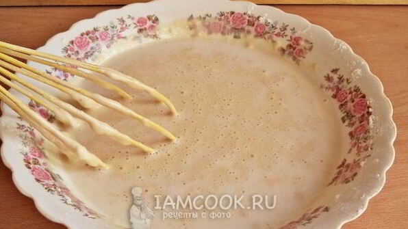 тесто для блинов на молоке