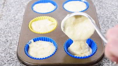 Тесто для кексов в формочках