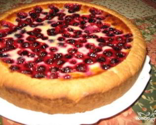 Тесто для пирога с ягодами