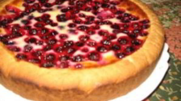 тесто для пирога с ягодами