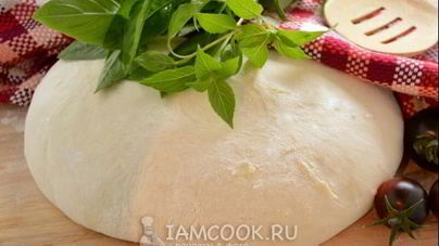 Тесто для пиццы и фокаччи в хлебопечке
