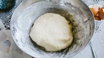 Тесто для пиццы с творогом