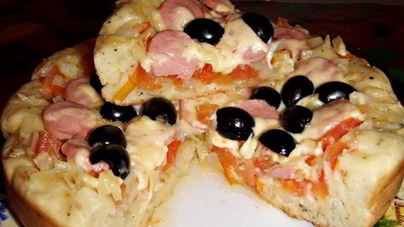 Тесто для пиццы в мультиварке