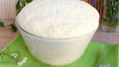 Тесто для ватрушек на сухих дрожжах