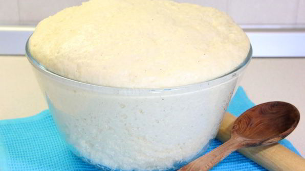тесто для ватрушек на сухих дрожжах