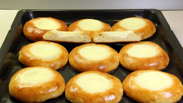 тесто для ватрушек на сухих дрожжах