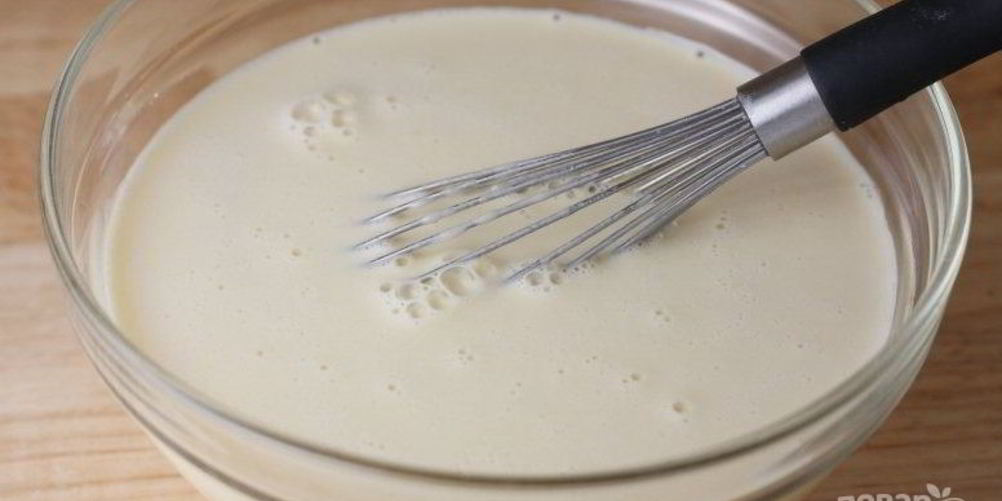 Рецепт тесто на блинчики