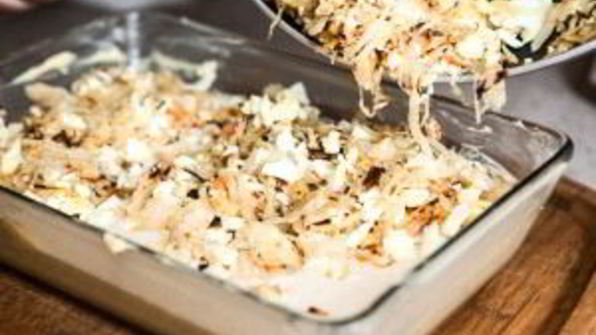 тесто на кефире с капустой