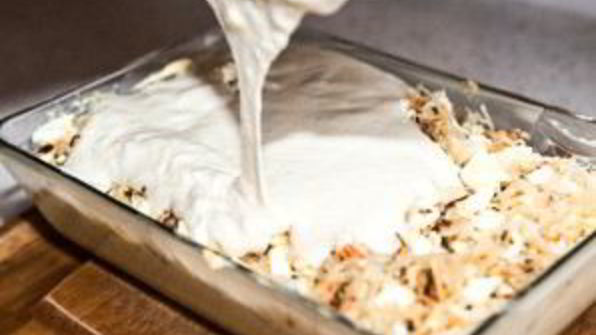 тесто на кефире с капустой